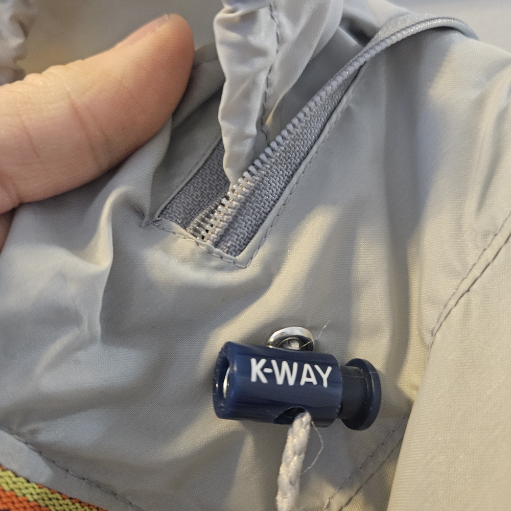 Unisex K-Way Hooded Jacket & Rain Pants Set ⭐️Vintage⭐️ - Picture 9 of 11